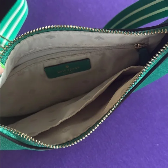 Kate Spade Vibrant Green Crossbody Bag New without tags - Picture 3 of 12